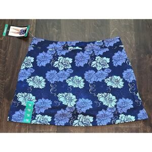 NWT Tranquility by Colorado Clothing Ladies' Skort, Peony Periwinkle, Size XL